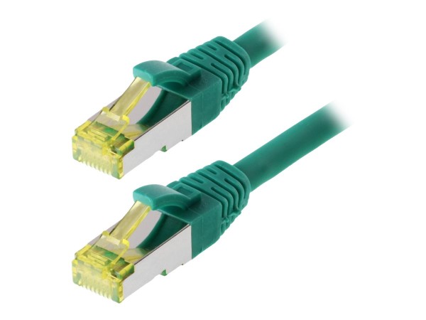 helos Patchkabel S/FTP (PIMF) CAT 6a grün 10m