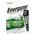 ENERGIZER NiMH-Akku AAA 1.2 V Power Plus 700 mAh 2-Blister - The world?s first rechargeable battery