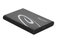 DELOCK Externes Gehäuse für 2.5? SATA HDD / SSD mit SuperSpeed USB 10 Gbps (USB 3.1 Gen 2) (42610)
