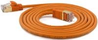 WANTEC Patchkabel CAT7 extradünn (Stecker CAT6A) SSTP orange 1,0m
