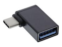 INLINE - USB-Adapter - USB-C (M) bis USB Typ A (W) gewinkelt - USB 3,1 Gen1 OTG - 900 mA