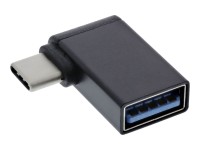 INLINE - USB-Adapter - USB-C (M) bis USB Typ A (W) gewinkelt - USB 3,1 Gen1 OTG - 900 mA