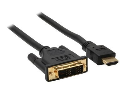 INLINE HDMI-DVI Kabel, vergoldete Kontakte, 19pol St auf 18+1 St, 5m