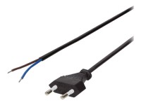 LOGILINK Netzkabel Euro Stecker off.Kabelende 1.5m,schwarz