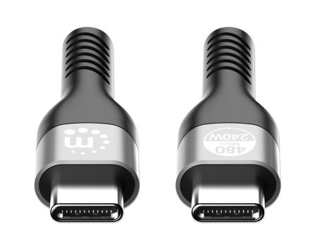 MANHATTAN USB2.0 USB-C Kabel Stecker/Stecker 240W 2m schwarz