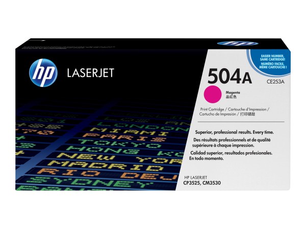 HP 504A Magenta LaserJet Tonerpatrone (CE253A)