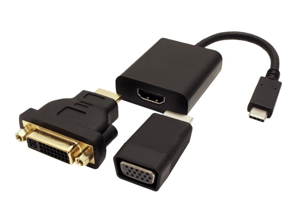 VALUE - Externer Videoadapter - USB-C 3.1 - HDMI - Schwarz