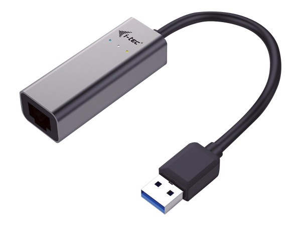 I-TEC USB 3.0 Metal Gigabit Ethernet Adapter 1x USB 3.0 auf RJ-45 LED-Anzeige fuer Notebook Tablet P