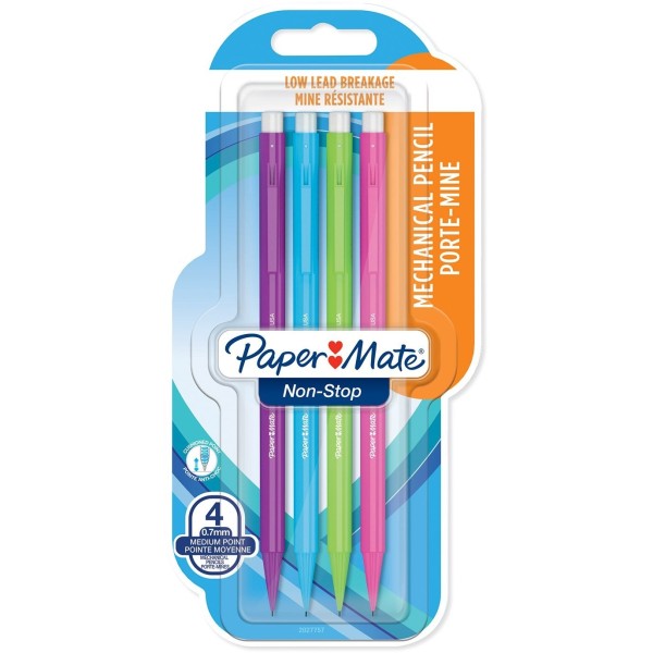 PAPER MATE Feinminenstift Non-Stop 4er 0,7mm Blister