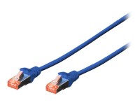 DIGITUS CAT6 S-FTP Patchkabel 0.25m,10 St blau