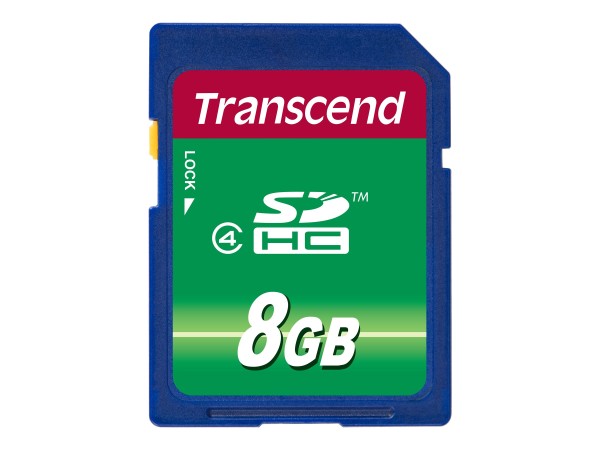 TRANSCEND SDHC CARD 8GB (CLASS 4) MLC