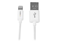 STARTECH.COM 1m Apple 8 Pin Lightning Connector auf USB Kabel - Weiss - USB Kabel für iPhone / iPod
