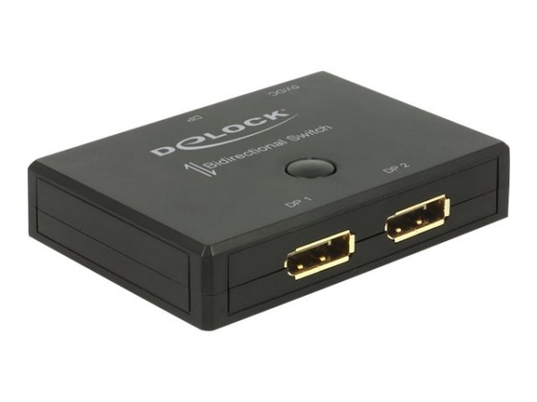 DELOCK Switch Displayport 2 - 1 bidirektional 4k 60 Hz Delock