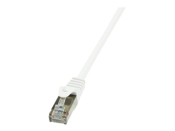 LOGILINK CAT6 F/UTP Patch Cable AWG26 weiß 1.00m Econ Line