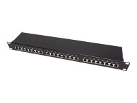 VALUE Kat.5e Patchpanel STP 24P schwarz