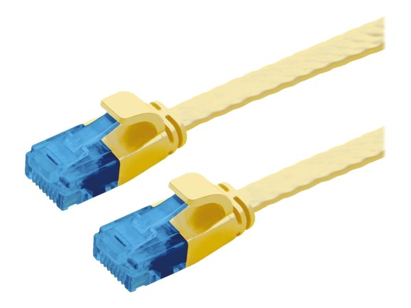 VALUE 21992031 RJ45 Netzwerkkabel, Patchkabel CAT 6a U/UTP 1.00 m Gelb 1 St.