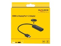 DELOCK Adapter HDMI-A Stecker zu DisplayPort Buchse 4K 60 Hz