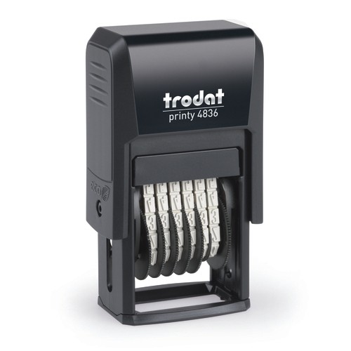 TRODAT Ziffernstempel Printy schw+Kissen schw 4836