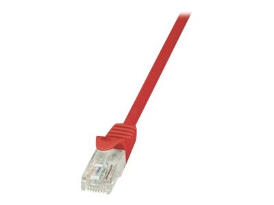 LOGILINK CAT5e UTP Patch Cable AWG26 rot 0.25m