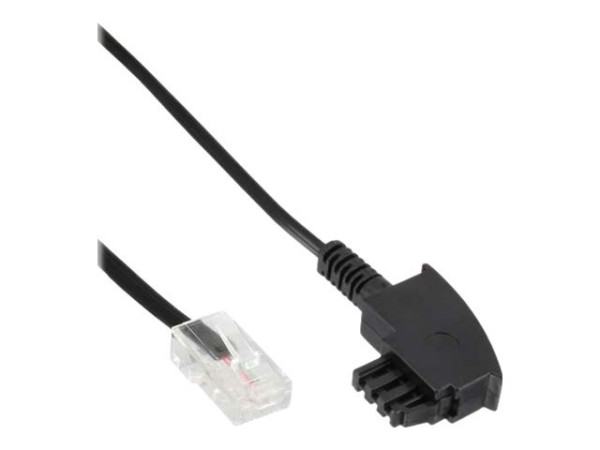 InLine® TAE-F Kabel für DSL-Router, TAE-F Stecker an RJ45 8/2, 1m