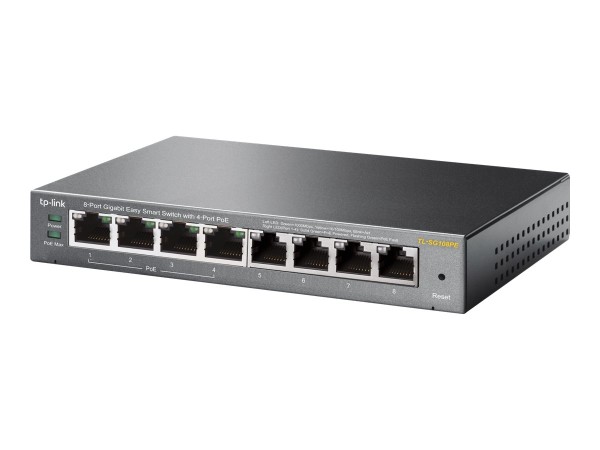 TP-LINK 8-Port Gigabit Easy Smart Switch with 4-Port PoE+
