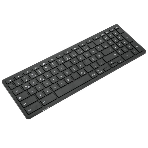 TARGUS AKB872 Tastatur DE-Layout, antimicrobial, Bluetooth, Scissor-Key, schwarz