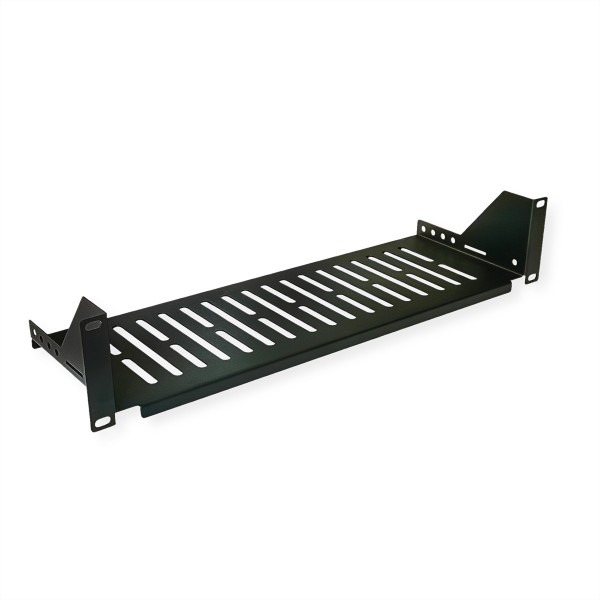 VALUE 26990404 19 Zoll Einschub 2 HE Schwarz