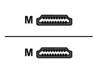 HERWECK Helos Anschlusskabel, HDMI Stecker/Stecker, 4K, 1,0m, schwarz  HDMI 2.0 Stecker/Stecker , 38