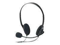 DIGITUS Ednet On Ear Stereo Headset mit Lautstärkeregler 83022