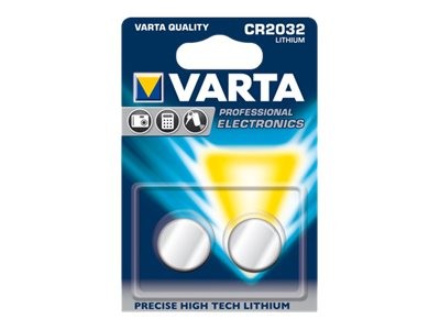 VARTA Electroniczelle CR 06032101402 2032 2er Blister 06032101402