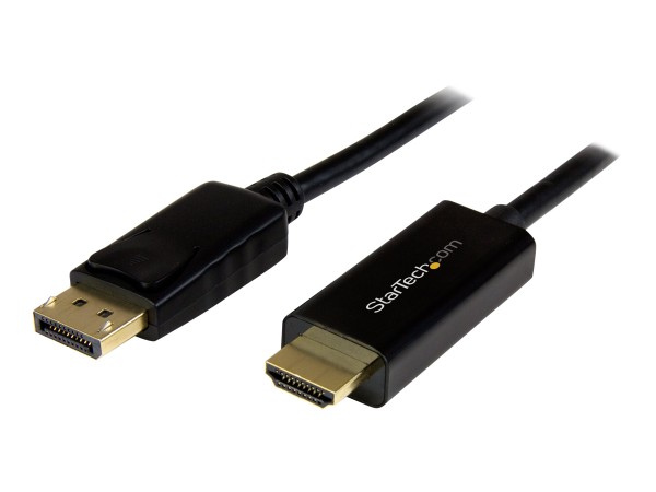 STARTECH.COM 2m DisplayPort auf HDMI Konverterkabel - 4K - DP auf HDMI Adapter mit Kabel - Ultra HD