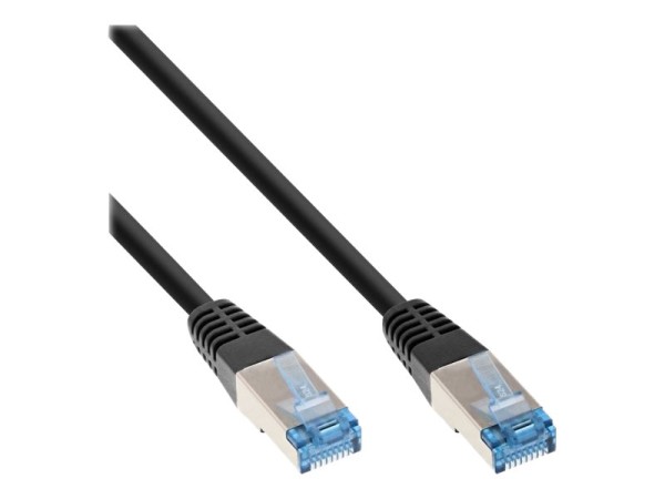 INLINE Patchkabel, Cat.6A, S/FTP, PE outdoor, schwarz, 5m