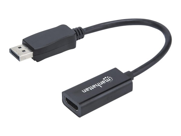 MANHATTAN Passiver DisplayPort auf HDMI-Kabeladapter DisplayPort-Stecker auf HDMI-Buchse