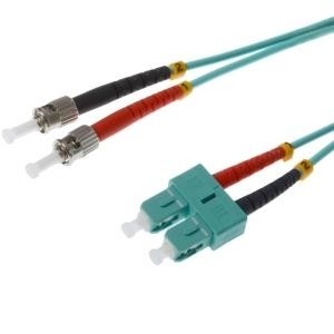 HERWECK Helos - Patch-Kabel - SC multi-mode (M) - ST multi-mode (M) - 10 m - Glasfaser - 50/125 Mikr