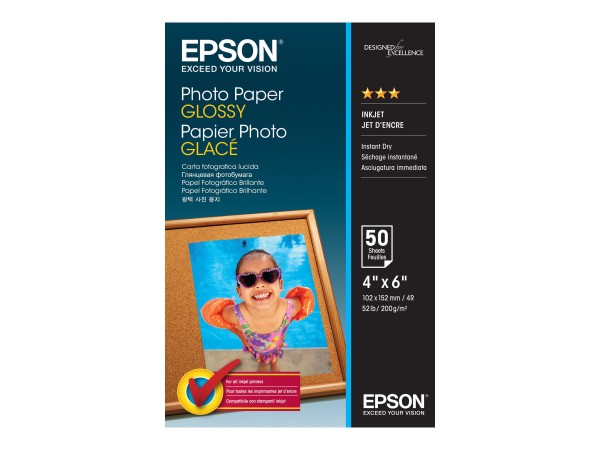 Photo Paper Glossy 10x15cm 50 sheet