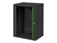 DIGITUS Wandschrank   DIGITUS 16HE 600x450mm, schwarz (Speditionsversand)