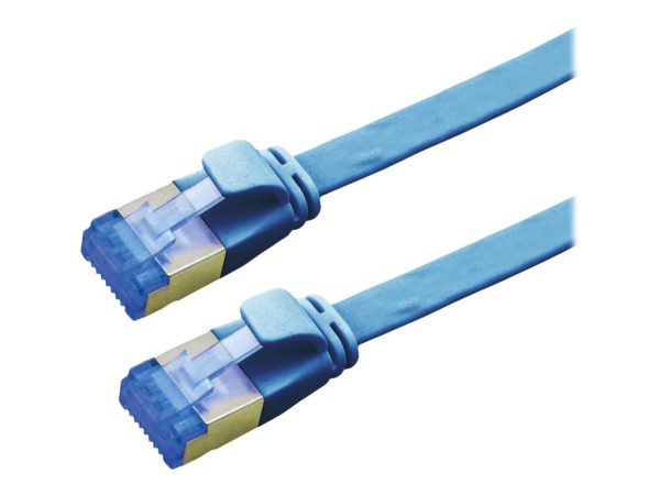 VALUE 21992152 RJ45 Netzwerkkabel, Patchkabel CAT 6a F/UTP 2.00 m Blau 1 St.