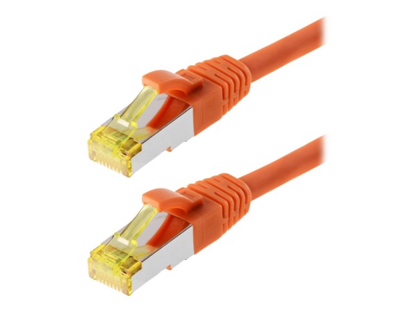 helos Patchkabel S/FTP (PIMF) CAT 6a orange 30m