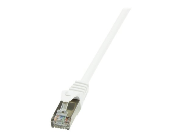 LOGILINK CAT6 F/UTP Patch Cable AWG26 weiß 0.25m Econ Line