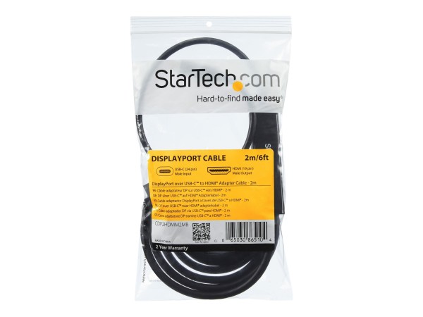 STARTECH.COM USB-C auf HDMI Adapterkabel - USB Typ-C auf HDMI Konverter / Kabel - 1m - 4K bei 30 Hz