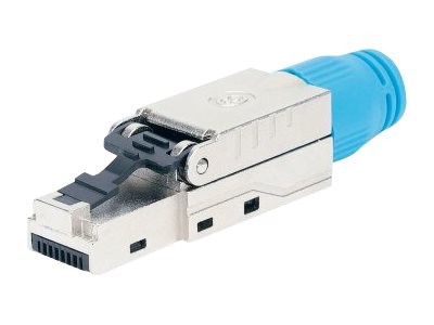 INTELLINET Cat8.1 40G RJ45-Feldstecker STP und werkzeuglos ideal für Datacenter für Litzen- und Mass