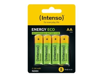 INTENSO Mignon-Akku (AA), Ni-MH, 1,2 Volt Spannung, 2.100 mAh Kapazität (7505524)