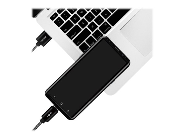 LOGILINK USB zu Micro USB Sync- u.Ladekabel grau