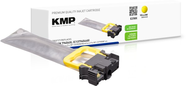 KMP Patrone Epson T9454 yellow 5000 S. E258X remanufactured