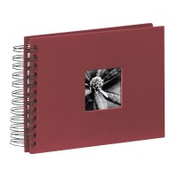 HAMA  Fine Art  Spiral bordeaux 24x17 50 schwarze Seiten   90154