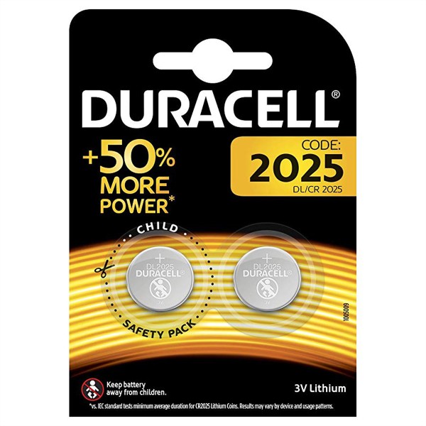 DURACELL CR2025 - Lithium - Button/coin - CR2025 (203907)