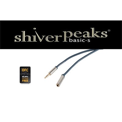 S-CONN Kabel Audio Klinke 3,5mm (St/Bu) 3,0m *shiverpeaks* PROFESSIONAL (30805-MHQ-SLIM)