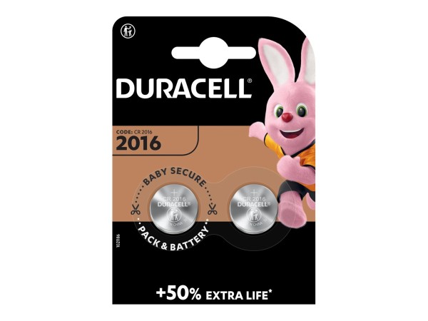 DURACELL DL 2016 - Batterie CR2016 Li 75 mAh