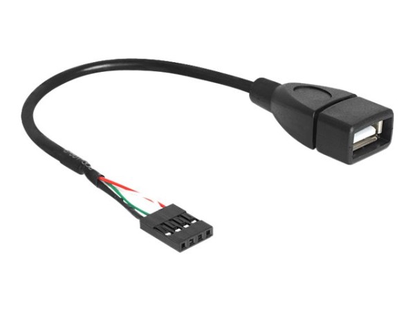 DELOCK Kabel USB Pinheader Buchse > USB-A 1 x Buchse 20 cm