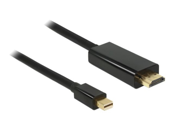 DELOCK 83699 miniDisplayport auf HDMI schwarz 2 Meter